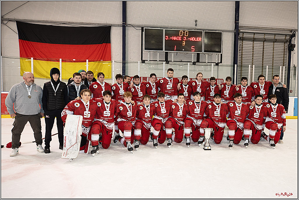 4. Finale Spiel U17 Kölner Junghaie - Jungadler Mannheim 1:5, 21.04.2024