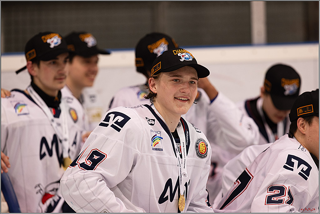 4. Finale Spiel U17 Kölner Junghaie - Jungadler Mannheim 1:5, 21.04.2024