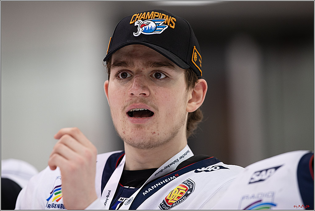 4. Finale Spiel U17 Kölner Junghaie - Jungadler Mannheim 1:5, 21.04.2024