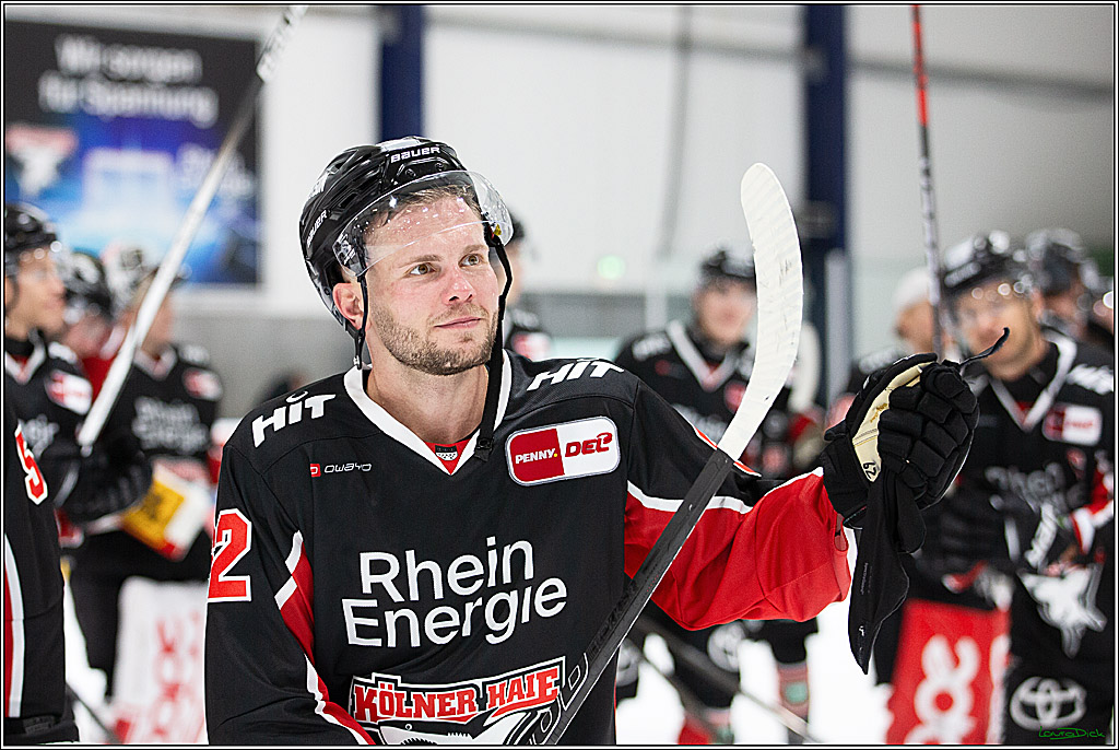 PENNY DEL;Testspiel Koelner Haie- Loewen Frankfurt; Koeln, 25.08.2024