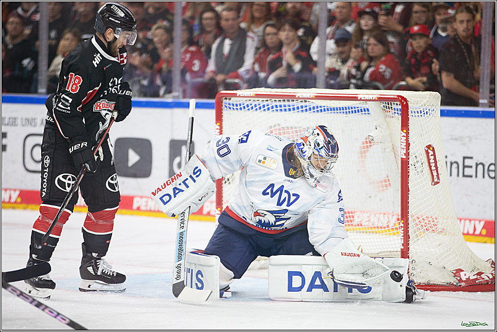PENNY DEL; Koelner Haie- Adler Mannheim; Koeln, 22.09.2024