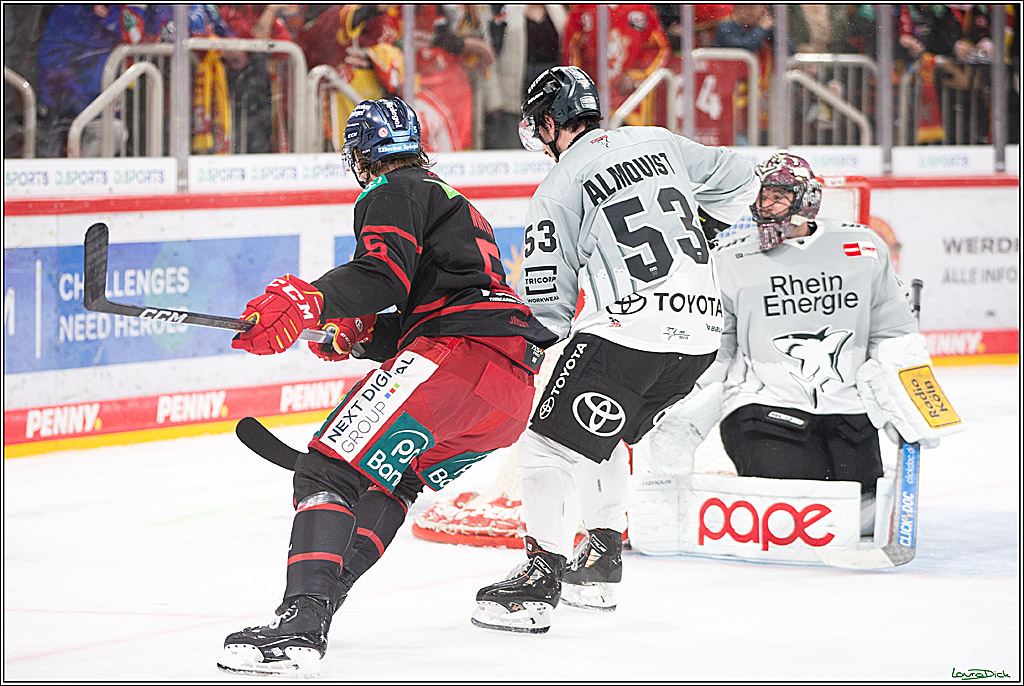 PENNY DEL; Duesseldorfer EG-Koelner Haie; Duesseldorf, 18.10.2024
