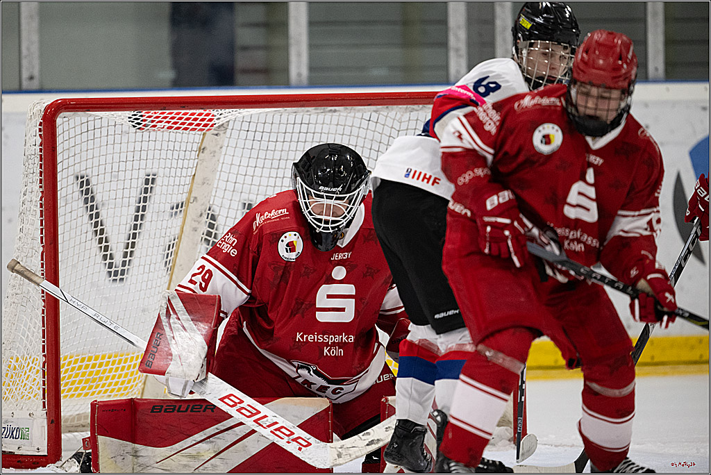 Freundschaftsspiel Junghaie U17 - Nationalmannschaft GRB U18; Köln, 18.12.2024
