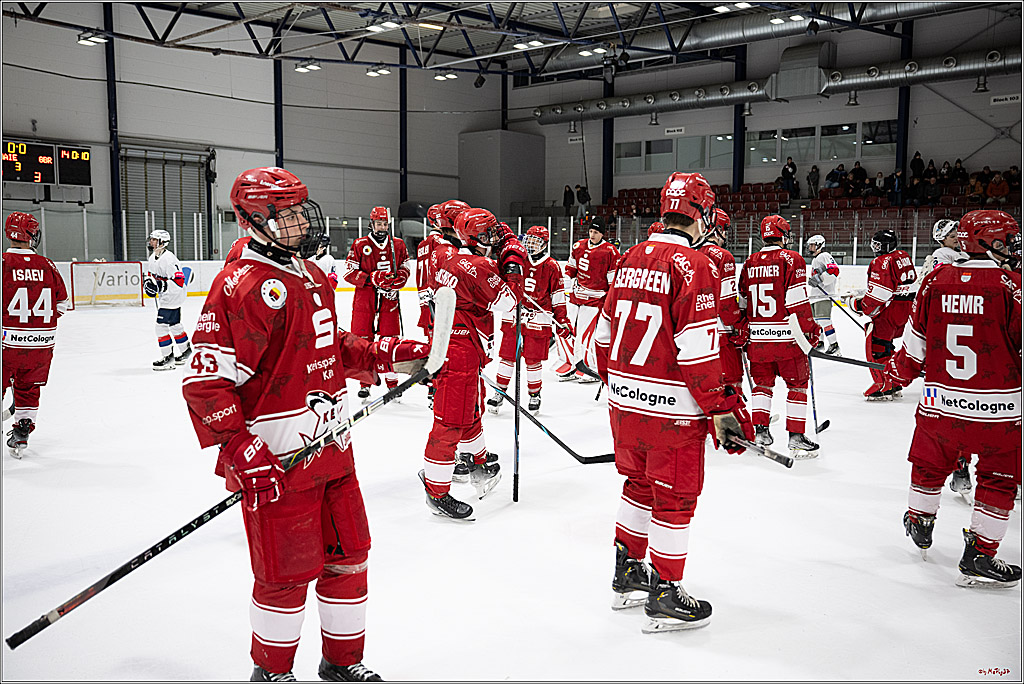 Freundschaftsspiel Junghaie U17 - Nationalmannschaft GRB U18; Köln, 18.12.2024
