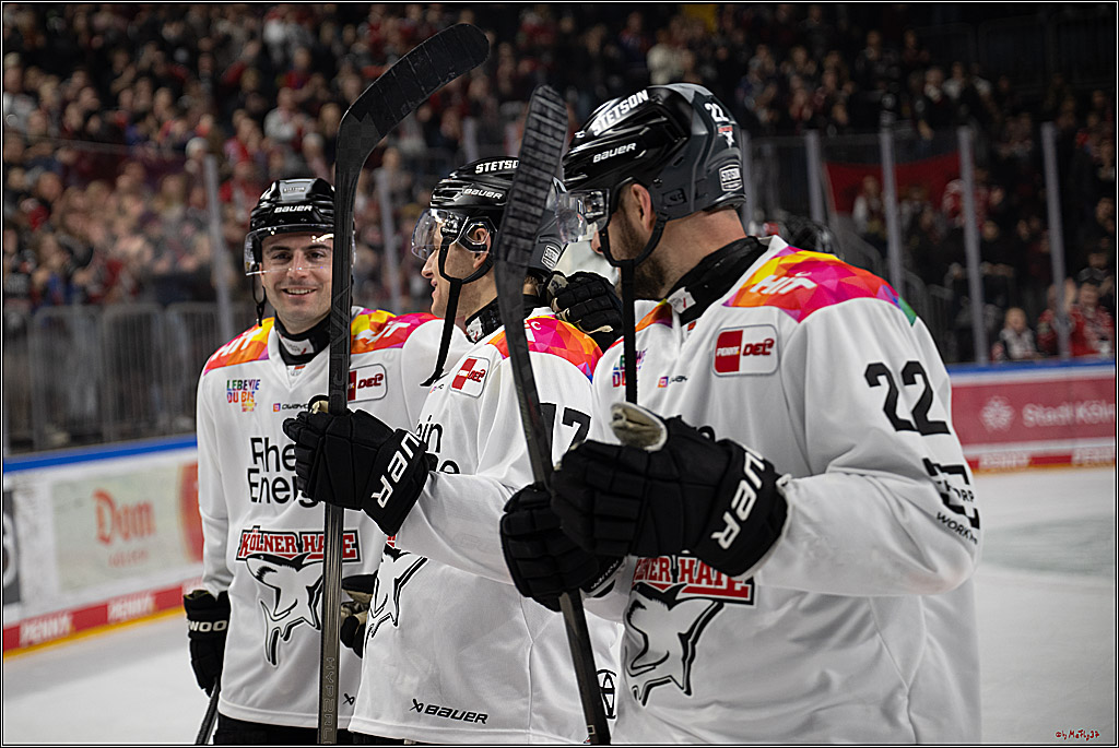 PENNY DEL 1; Kölner Haie - Grizzlys Wolfsburg; Köln, 10.01.2025