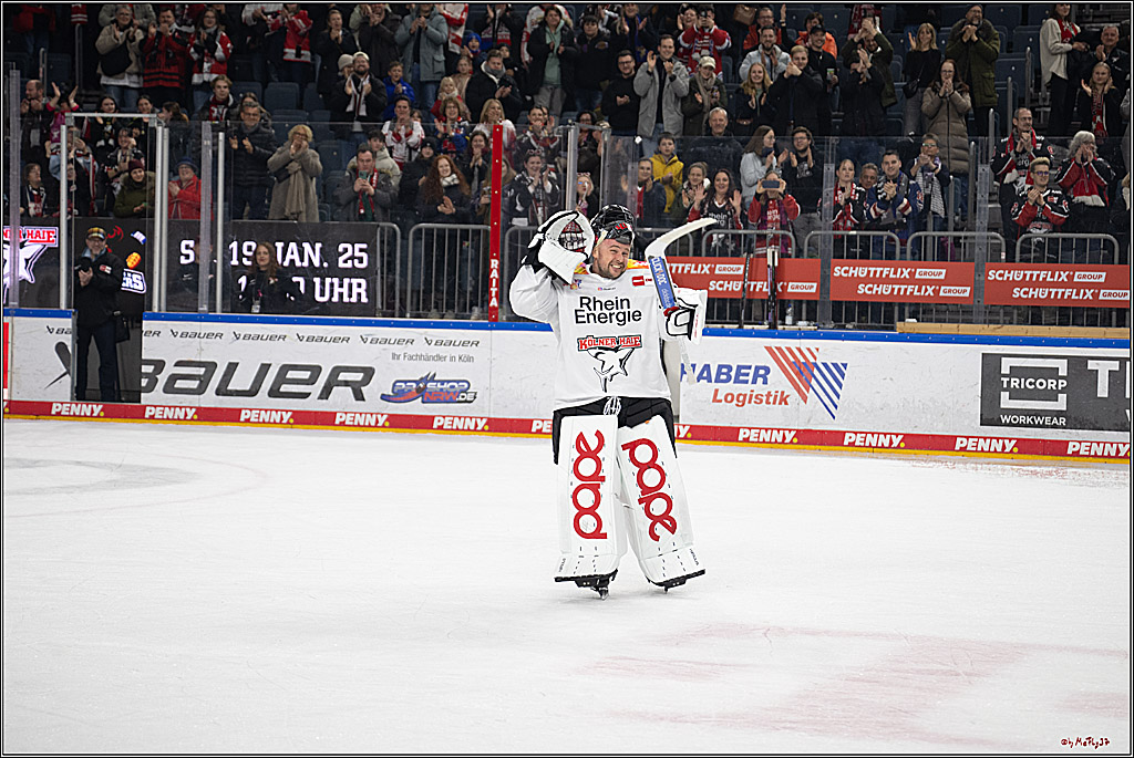 PENNY DEL 1; Kölner Haie - Grizzlys Wolfsburg; Köln, 10.01.2025