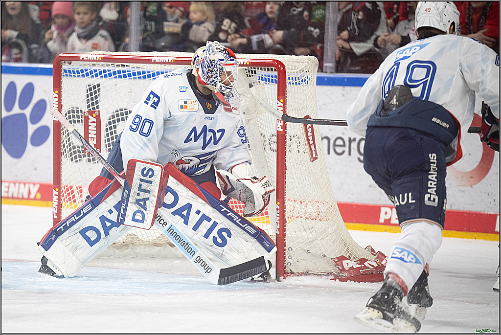 PENNY DEL; Koelner Haie-Adler Mannheim; Koeln, 02.02.2025