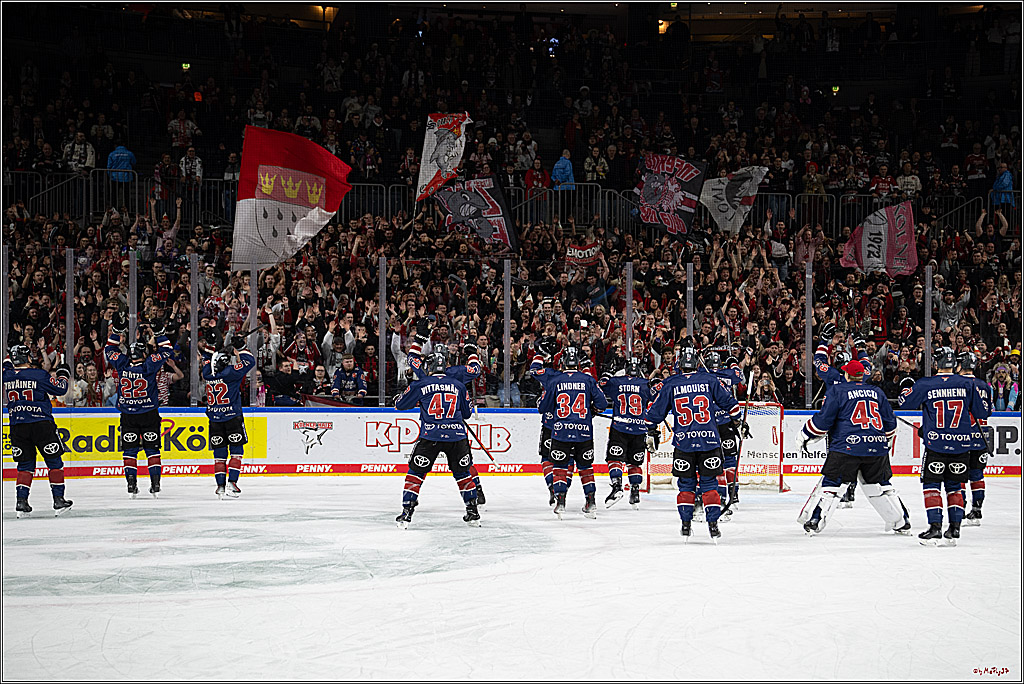 PENNY DEL 1; Kölner Haie - Iserlohn Roosters; Köln, 04.03.2025