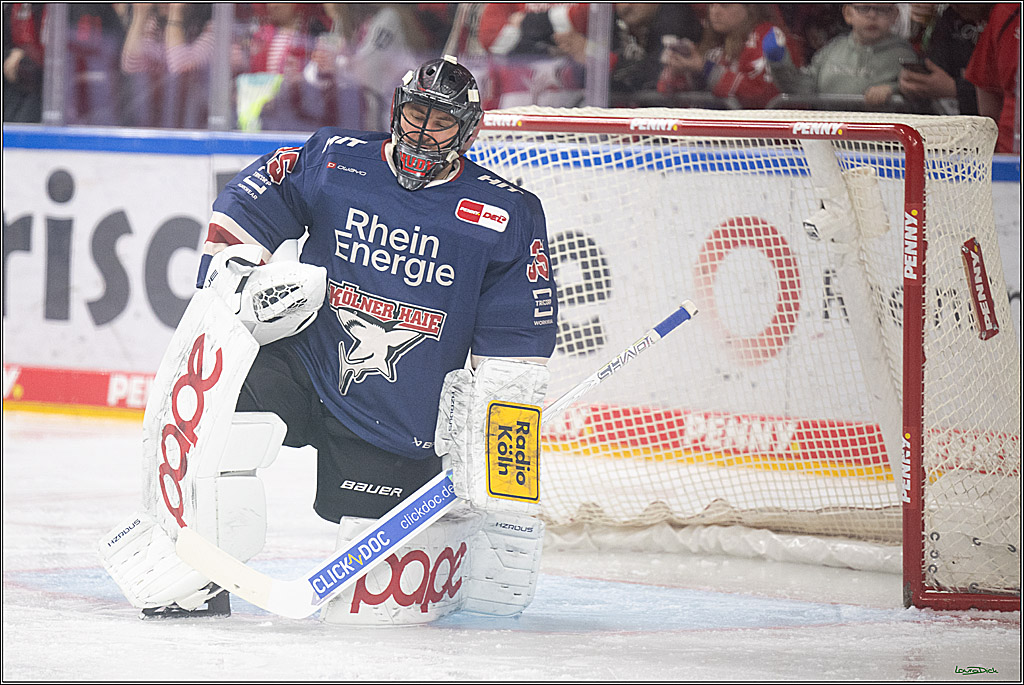 PENNY DEL; Koelner Haie-Iserlohn Roosters; Koeln, 04.03.2025