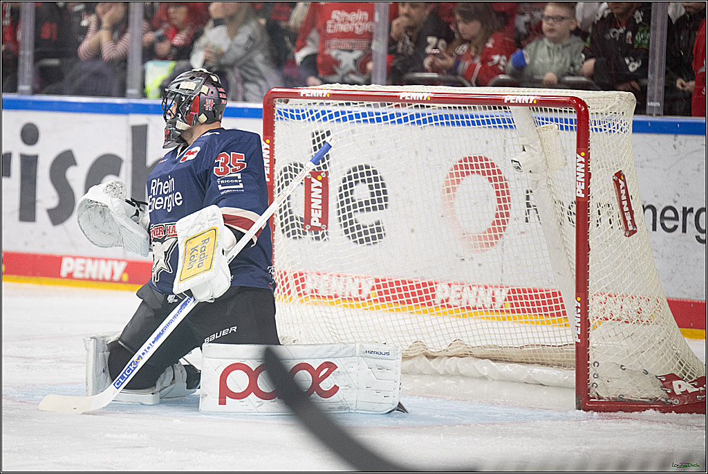 PENNY DEL; Koelner Haie-Iserlohn Roosters; Koeln, 04.03.2025