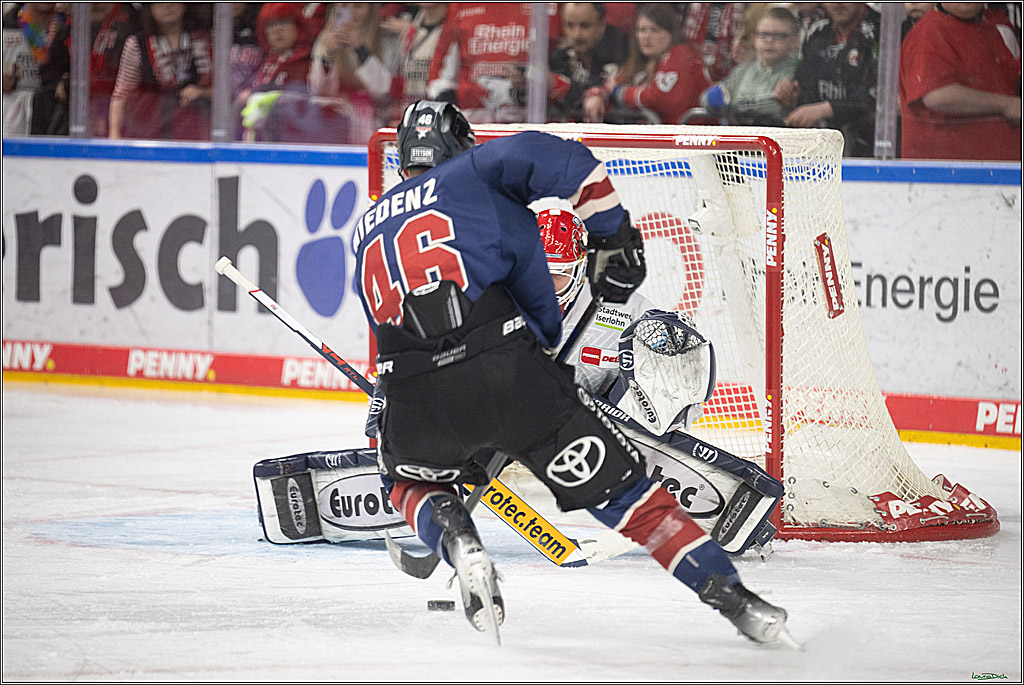 PENNY DEL; Koelner Haie-Iserlohn Roosters; Koeln, 04.03.2025