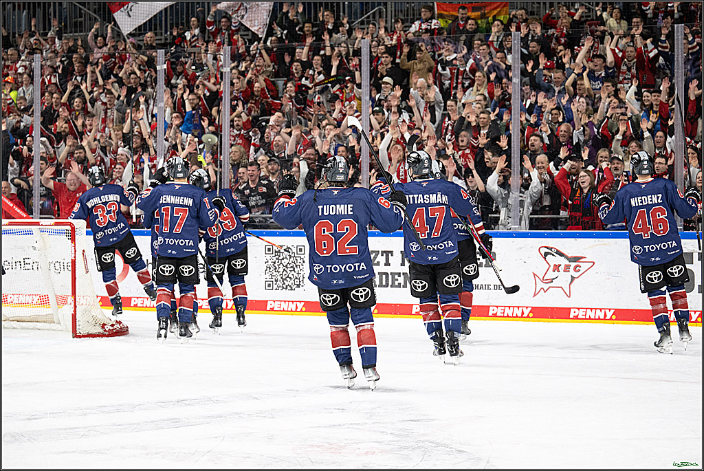 PENNY DEL; Koelner Haie-Iserlohn Roosters; Koeln, 04.03.2025