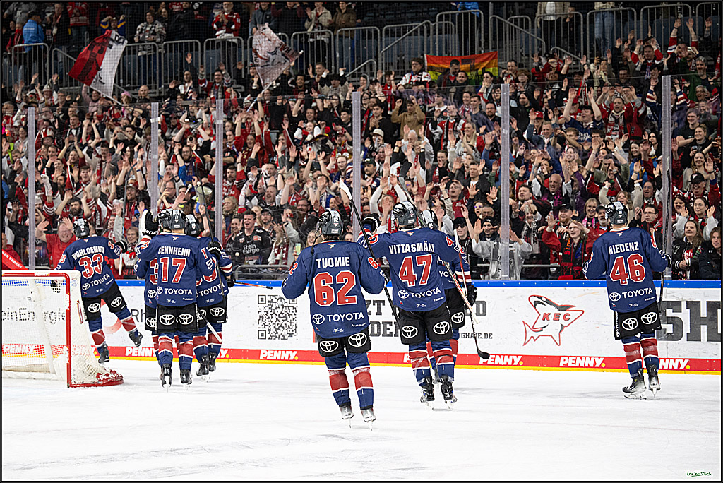PENNY DEL; Koelner Haie-Iserlohn Roosters; Koeln, 04.03.2025