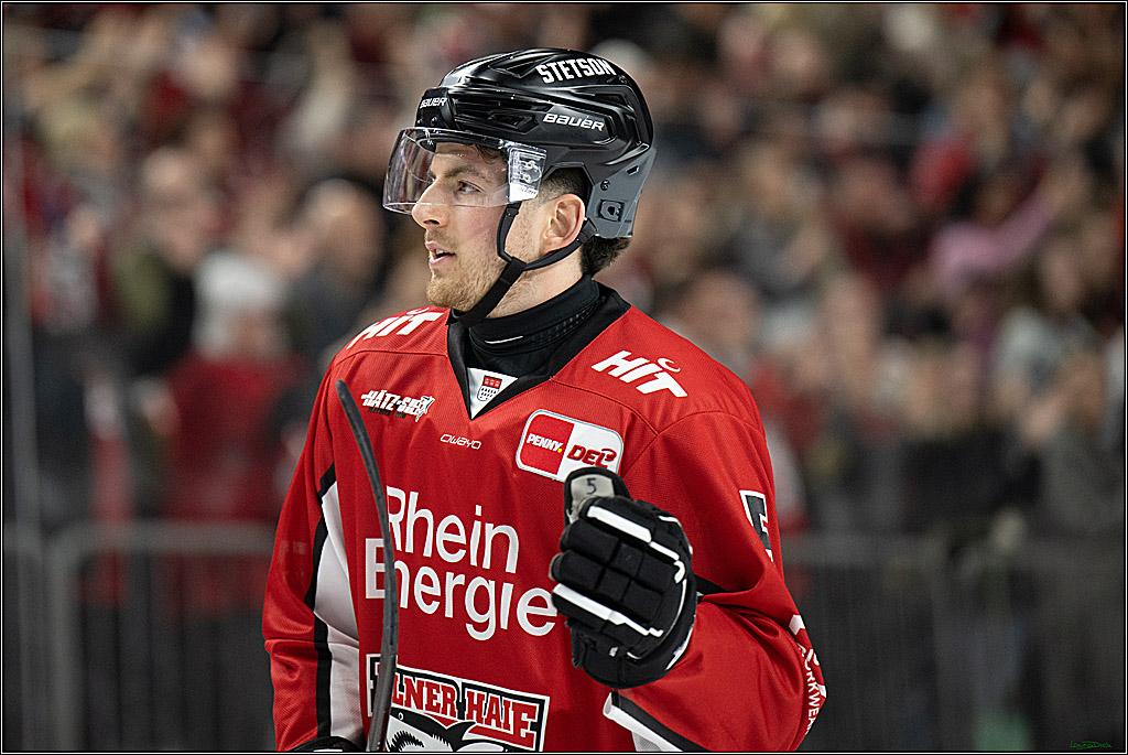 PENNY DEL; Koelner Haie- Fischtown Bremerhaven; Koeln, 18.03.2025