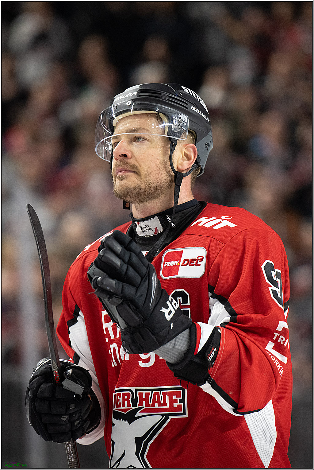 PENNY DEL; Koelner Haie- Fischtown Bremerhaven; Koeln, 18.03.2025