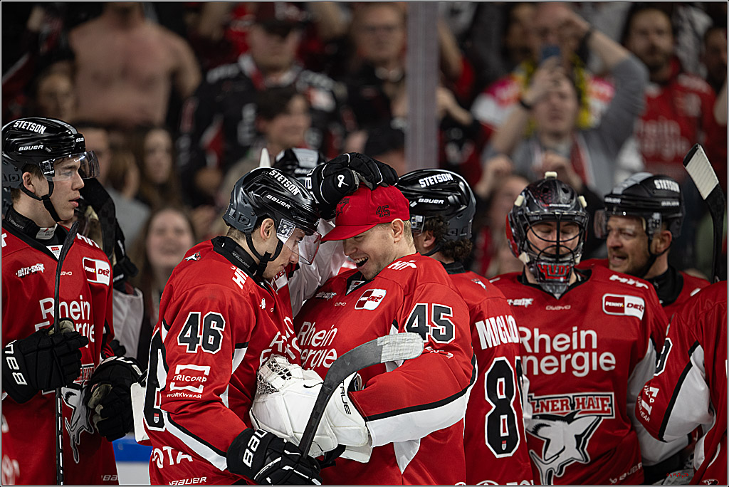 PENNY DEL 1 - Playoff Viertelfinale; Kölner Haie - Fischtown Pinguins Bremerhaven; Köln, 28.03.2025