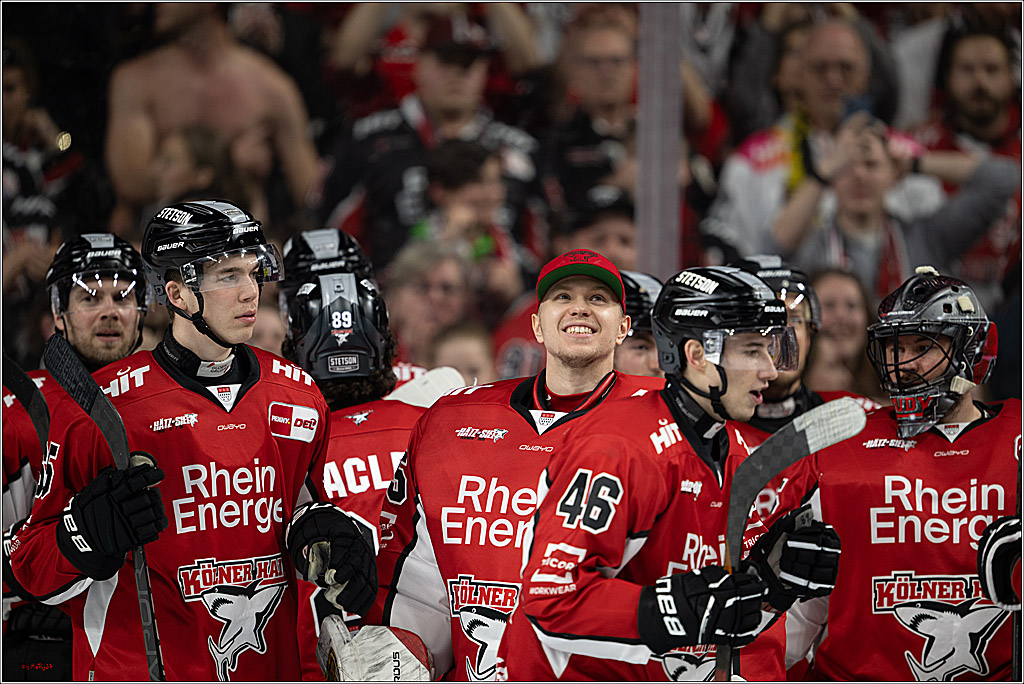 PENNY DEL 1 - Playoff Viertelfinale; Kölner Haie - Fischtown Pinguins Bremerhaven; Köln, 28.03.2025