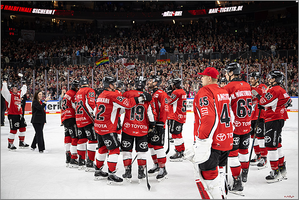 PENNY DEL 1 - Playoff Viertelfinale; Kölner Haie - Fischtown Pinguins Bremerhaven; Köln, 28.03.2025