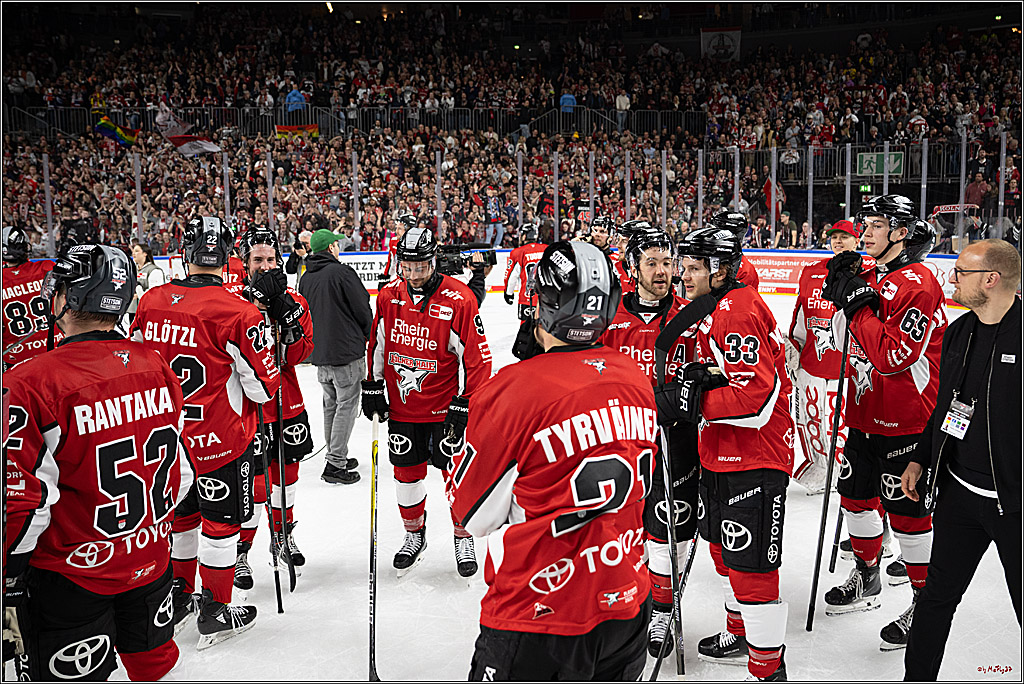PENNY DEL 1 - Playoff Viertelfinale; Kölner Haie - Fischtown Pinguins Bremerhaven; Köln, 28.03.2025