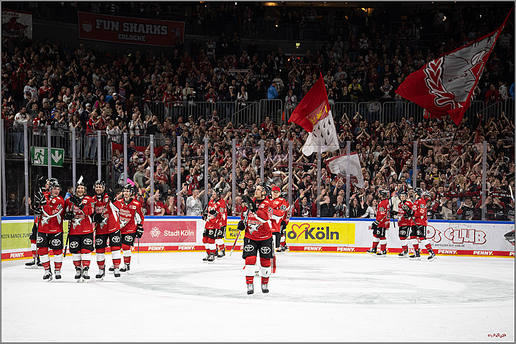 PENNY DEL 1 - Playoff Viertelfinale; Kölner Haie - Fischtown Pinguins Bremerhaven; Köln, 28.03.2025