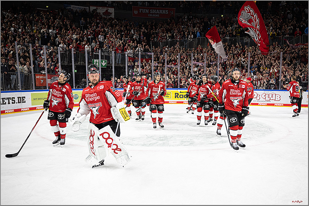 PENNY DEL 1 - Playoff Viertelfinale; Kölner Haie - Fischtown Pinguins Bremerhaven; Köln, 28.03.2025