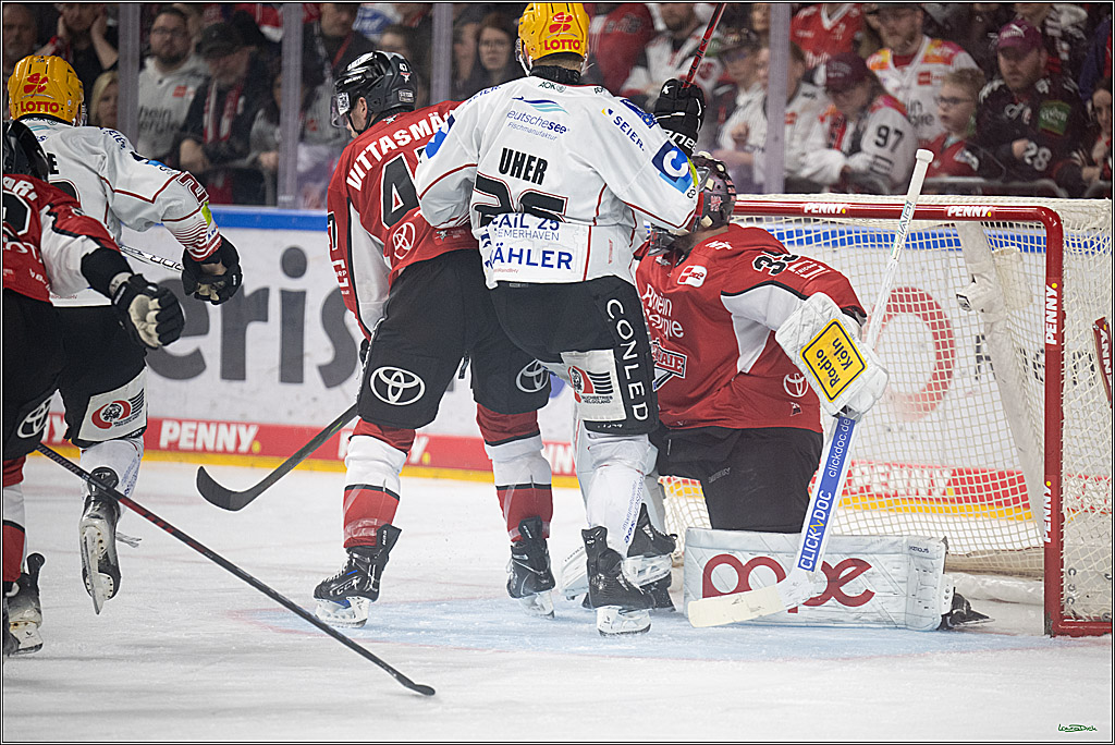 PENNY DEL 1 - Playoff Viertelfinale; Kölner Haie - Fischtown Pinguins Bremerhaven; Köln, 28.03.2025