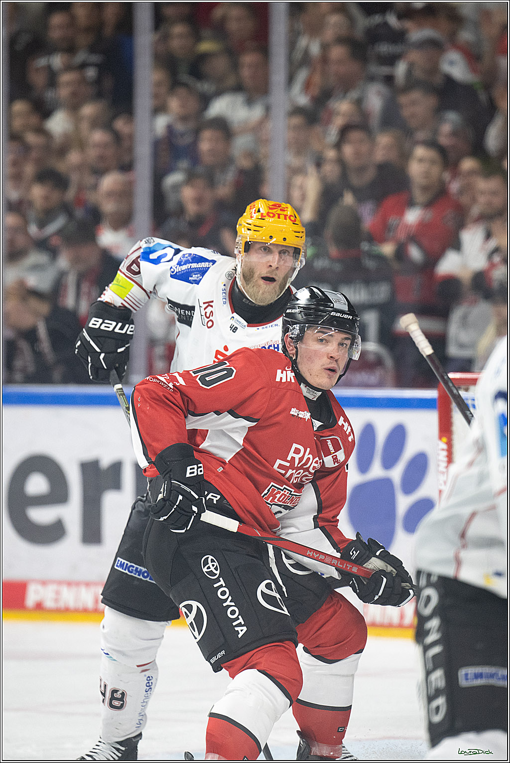 PENNY DEL; Koelner Haie- Fischtown Bremerhaven; Koeln, 28.03.2025