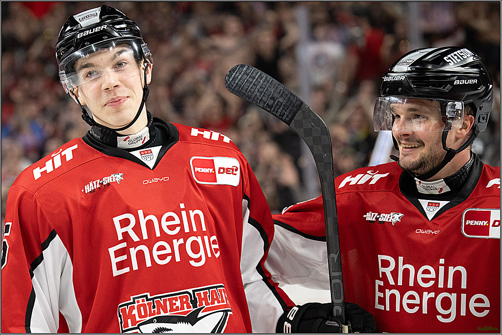 PENNY DEL; Koelner Haie- Fischtown Bremerhaven; Koeln, 28.03.2025