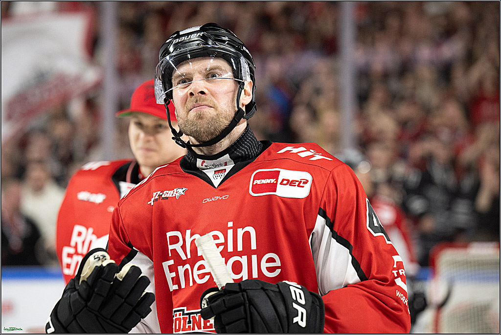 PENNY DEL; Koelner Haie- Fischtown Bremerhaven; Koeln, 28.03.2025
