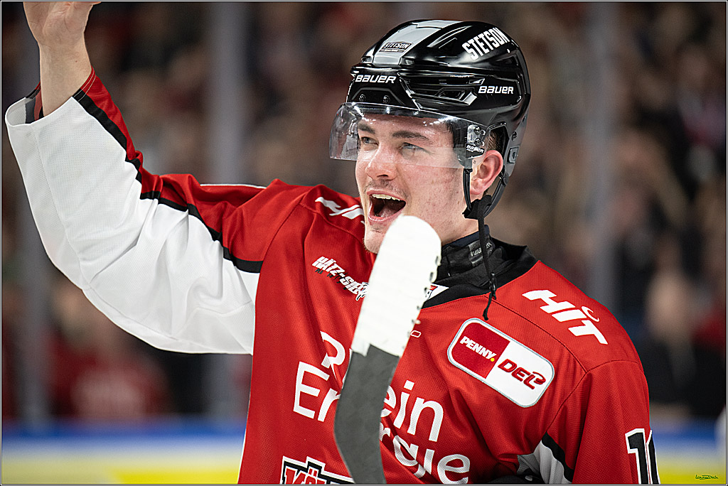 PENNY DEL; Koelner Haie- Fischtown Bremerhaven; Koeln, 28.03.2025