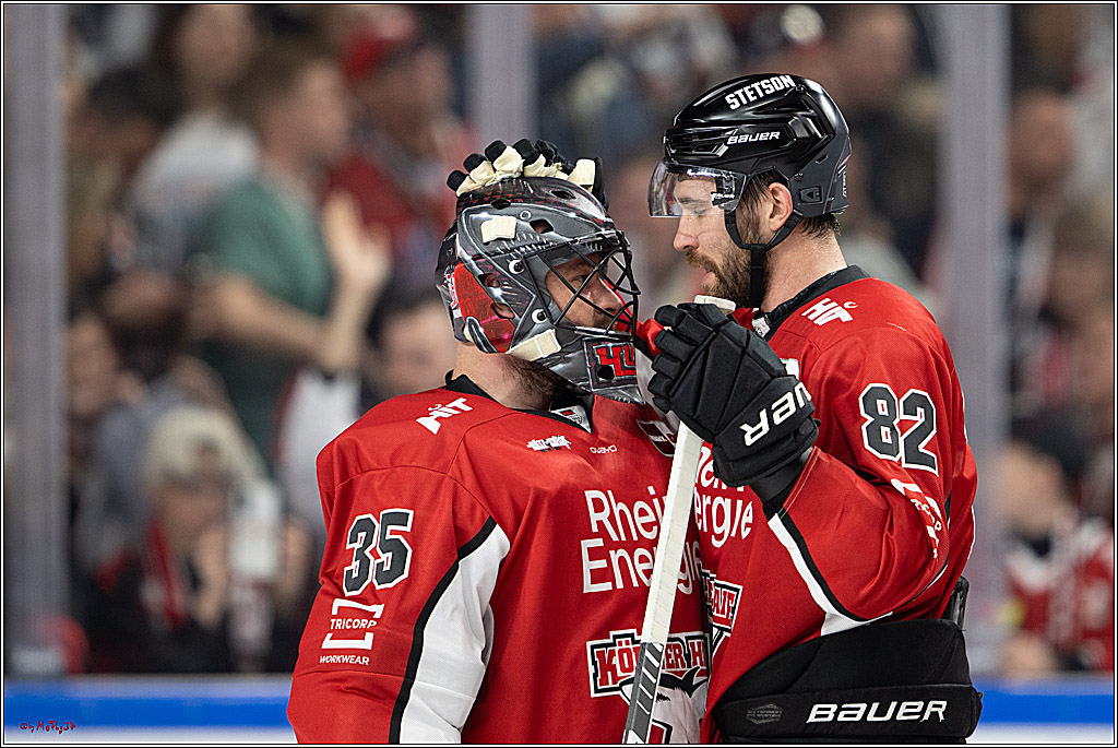 PENNY DEL 1 - Playoff Halbfinale; Kölner Haie - ERC Ingolstadt; Köln, 04.04.2025