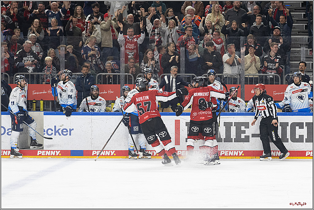 PENNY DEL 1 - Playoff Halbfinale; Kölner Haie - ERC Ingolstadt; Köln, 09.04.2025
