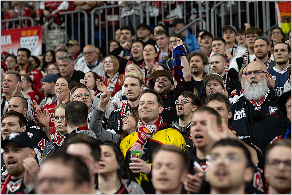 PENNY DEL 1 - Playoff Halbfinale; Kölner Haie - ERC Ingolstadt; Köln, 09.04.2025