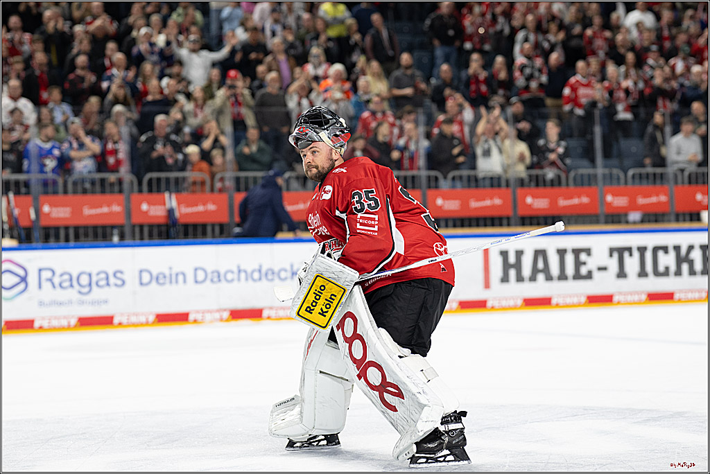 PENNY DEL 1 - Playoff Halbfinale; Kölner Haie - ERC Ingolstadt; Köln, 09.04.2025