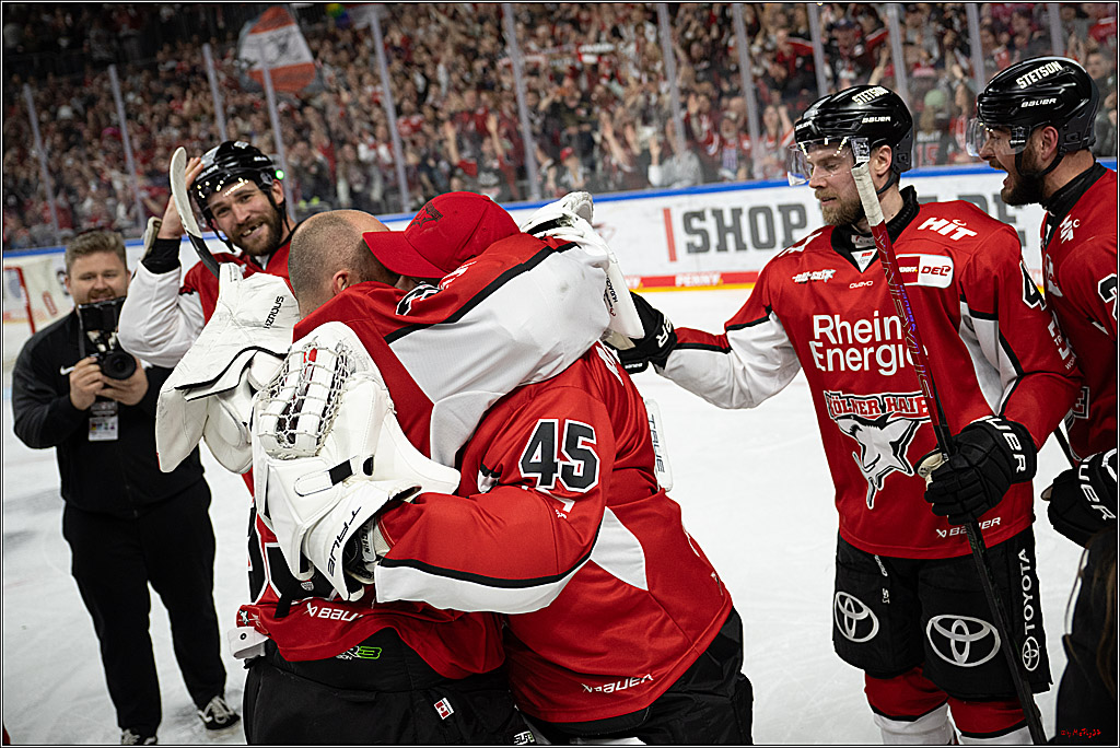 PENNY DEL 1 - Playoff Halbfinale; Kölner Haie - ERC Ingolstadt; Köln, 14.04.2025