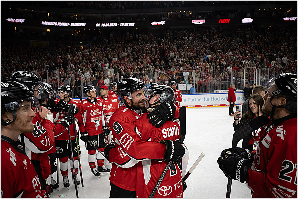 PENNY DEL 1 - Playoff Halbfinale; Kölner Haie - ERC Ingolstadt; Köln, 14.04.2025