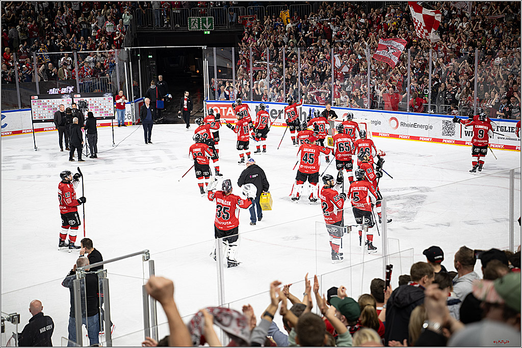 PENNY DEL 1 - Playoff Finale; Kölner Haie - Eisbären Berlin; Köln, 19.04.2025