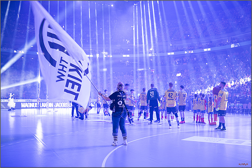 DHB-Pokal Lidl-F4 - THW Kiel - Rhein-Neckar Löwen; Köln, 12.04.2025