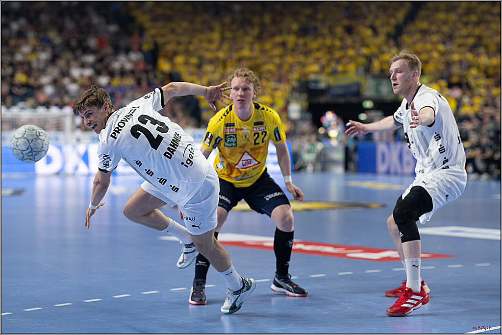 DHB-Pokal Lidl-F4 - THW Kiel - Rhein-Neckar Löwen; Köln, 12.04.2025