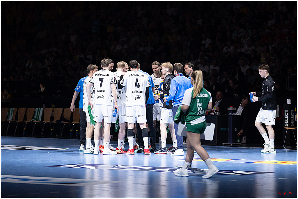 DHB-Pokal Lidl-F4 - THW Kiel - Rhein-Neckar Löwen; Köln, 12.04.2025