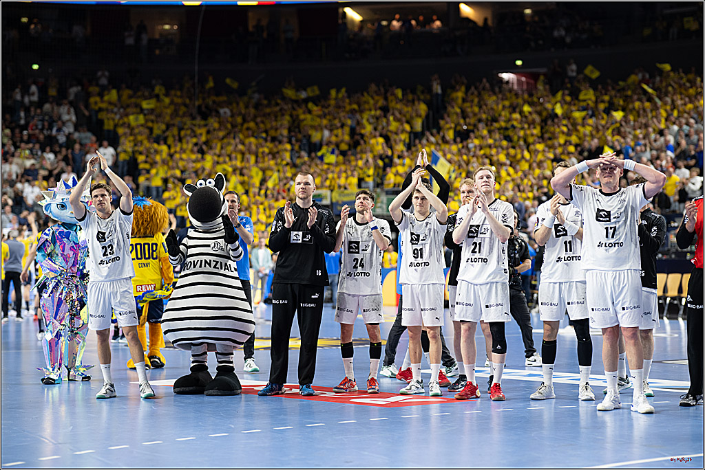 DHB-Pokal Lidl-F4 - THW Kiel - Rhein-Neckar Löwen; Köln, 12.04.2025