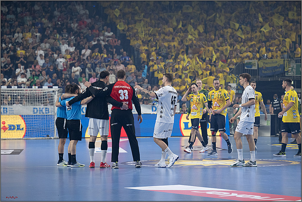DHB-Pokal Lidl-F4 - THW Kiel - Rhein-Neckar Löwen; Köln, 12.04.2025