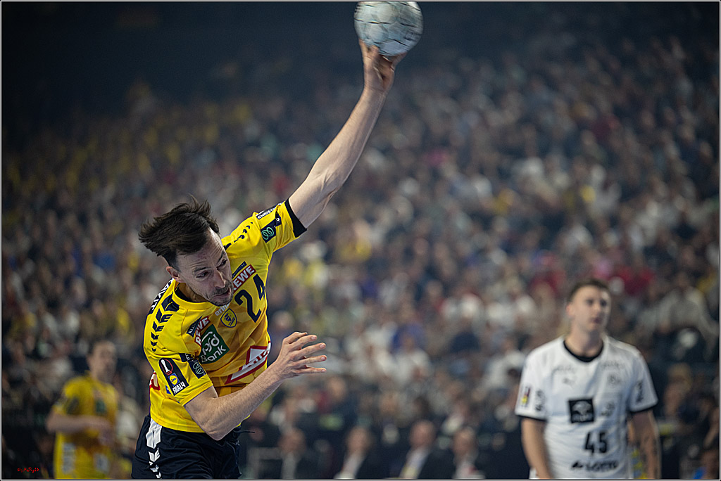 DHB-Pokal Lidl-F4 - THW Kiel - Rhein-Neckar Löwen; Köln, 12.04.2025