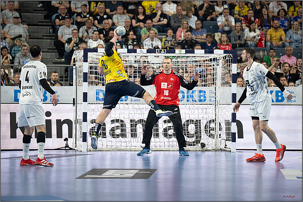 DHB-Pokal Lidl-F4 - THW Kiel - Rhein-Neckar Löwen; Köln, 12.04.2025