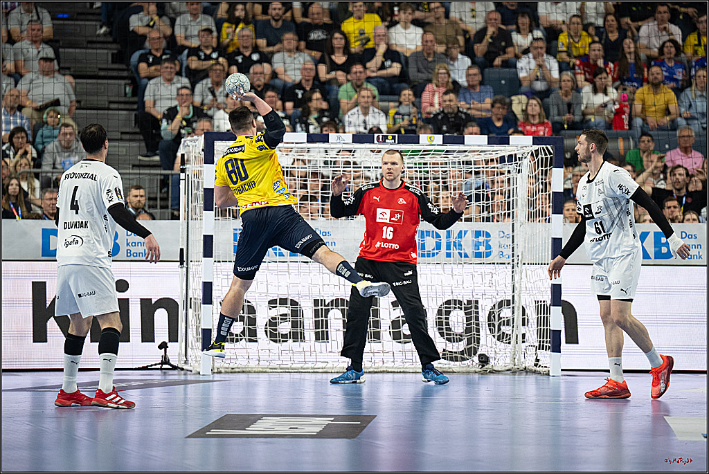 DHB-Pokal Lidl-F4 - THW Kiel - Rhein-Neckar Löwen; Köln, 12.04.2025