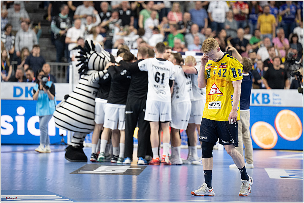 DHB-Pokal Lidl-F4 - THW Kiel - Rhein-Neckar Löwen; Köln, 12.04.2025