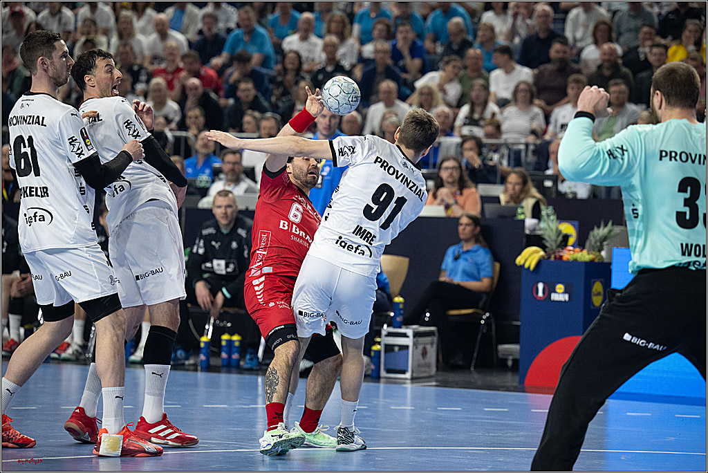 DHB-Pokal Lidl-F4  Finale - THW Kiel - MT Melsungen; Köln, 13.04.2025