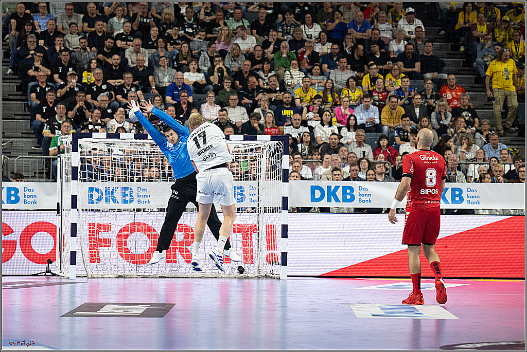 DHB-Pokal Lidl-F4  Finale - THW Kiel - MT Melsungen; Köln, 13.04.2025