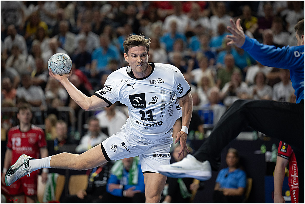 DHB-Pokal Lidl-F4  Finale - THW Kiel - MT Melsungen; Köln, 13.04.2025
