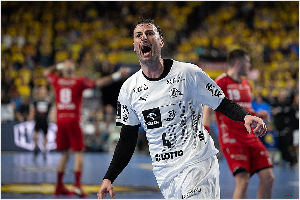 DHB-Pokal Lidl-F4  Finale - THW Kiel - MT Melsungen; Köln, 13.04.2025